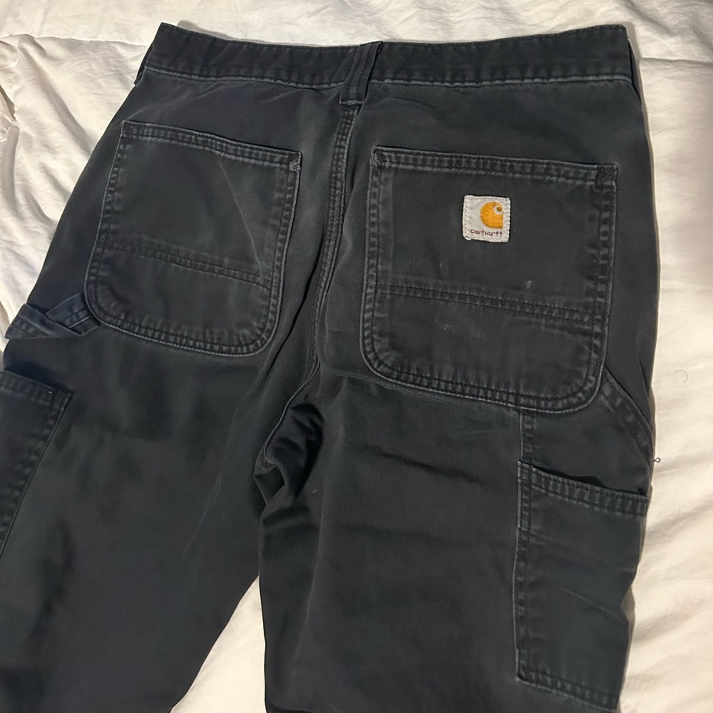 Black carhartt jeans size 31 x 34
